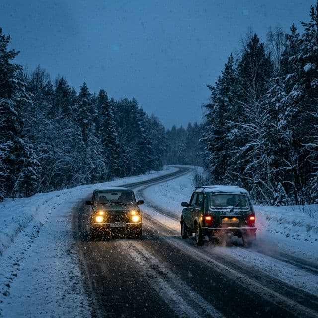 Зимние поездки на такси: 6 советов для безопасной дороги
